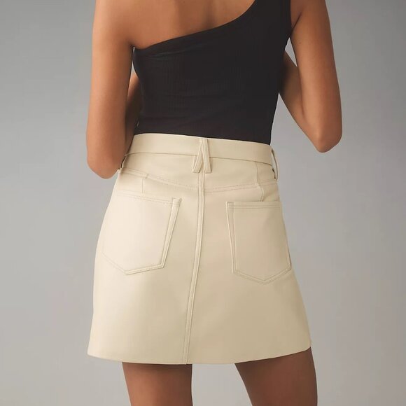 Good American Faux Leather Mini Skirt - Picture 2 of 9